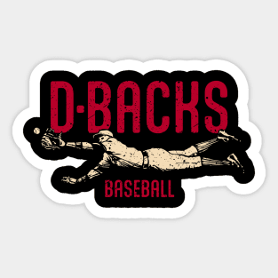 DBACKS Vintage Catch Sticker